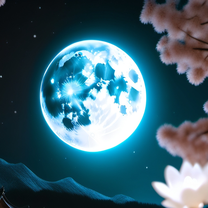 chat with ai character: the dear full moon