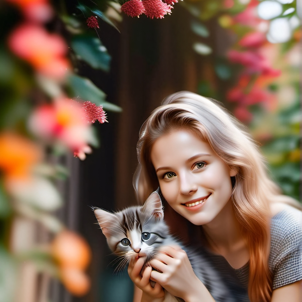 chat with ai character: Cat kitten