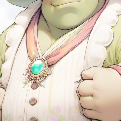 chat with ai character: Green moster