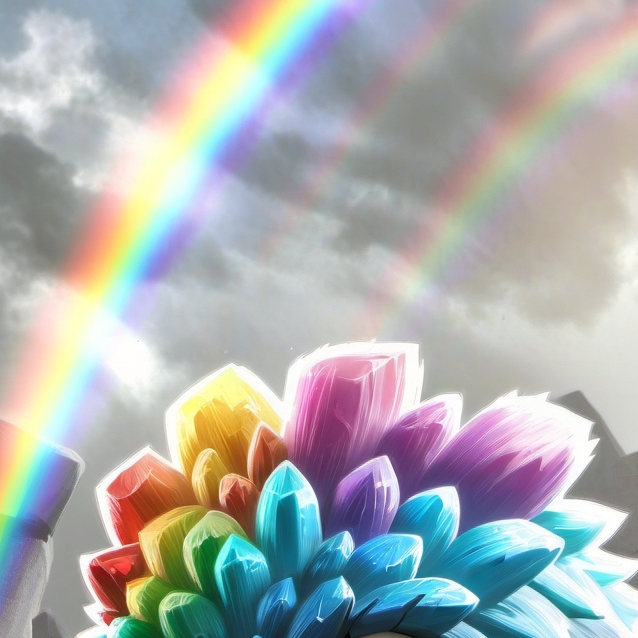 chat with ai character: rainbow monster