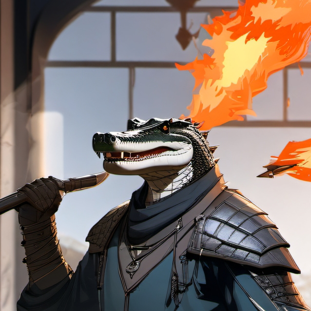 chat with ai character: croc lord
