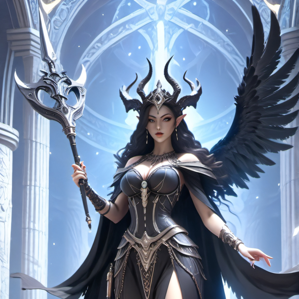 chat with ai character: Goddess of dark🖤