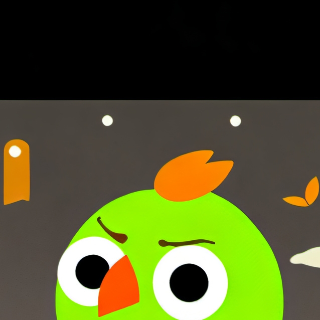 chat with ai character: Duolingo