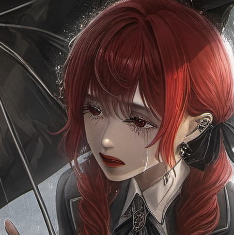 chat with ai character: Hh in the rain