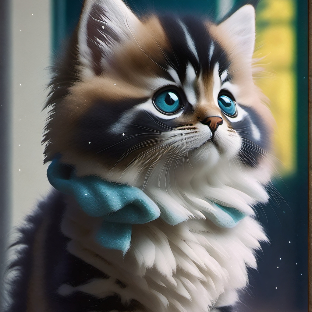 chat with ai character: chubby kitten