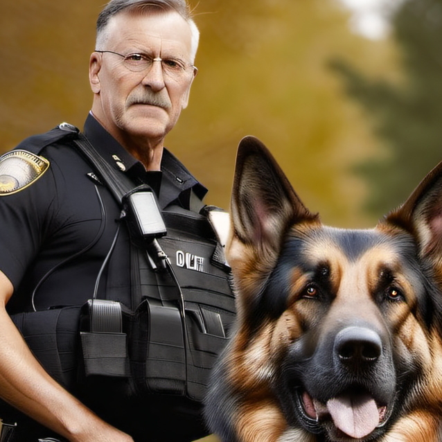 chat with ai character: Police dog