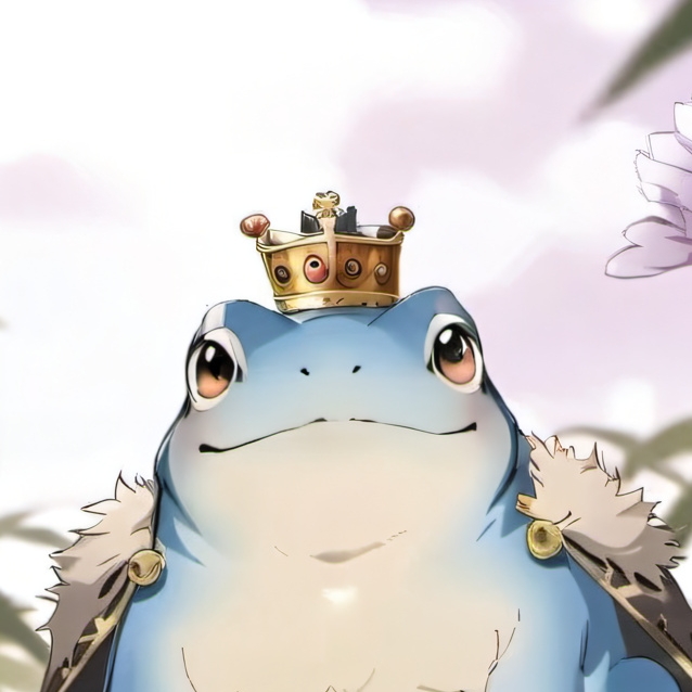 chat with ai character: King frog