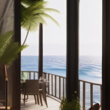chat with ai character: beache house