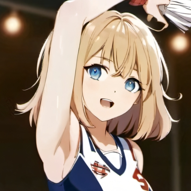 chat with ai character: cheerleader