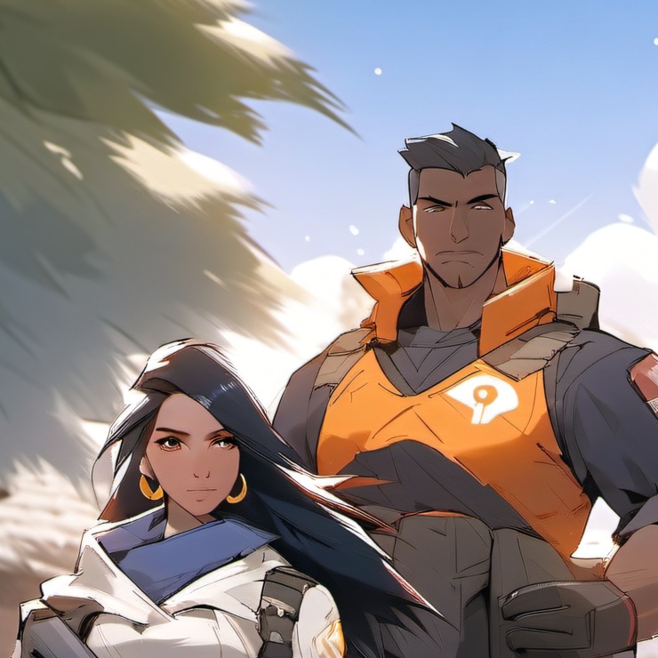 chat with ai character: soldier vs pharah