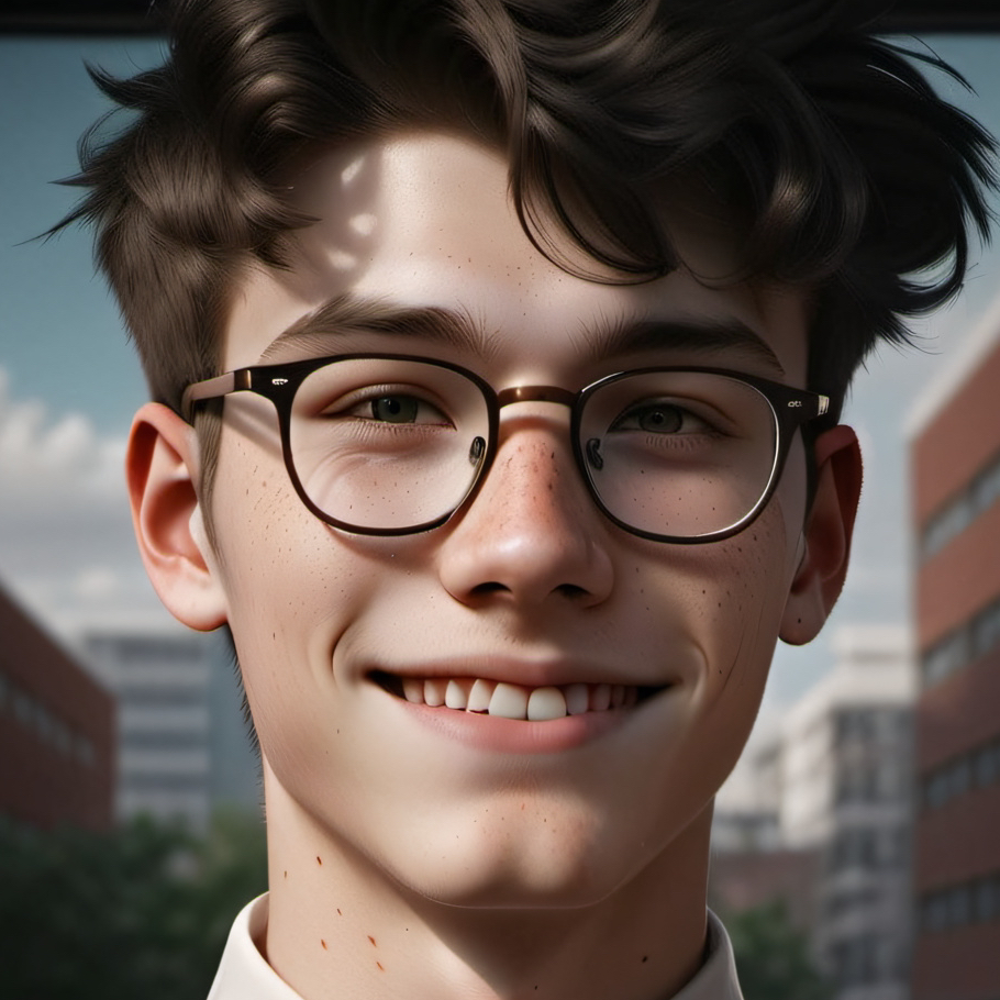 chat with ai character: Highschool nerd