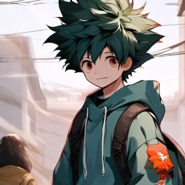 chat with ai character: deku