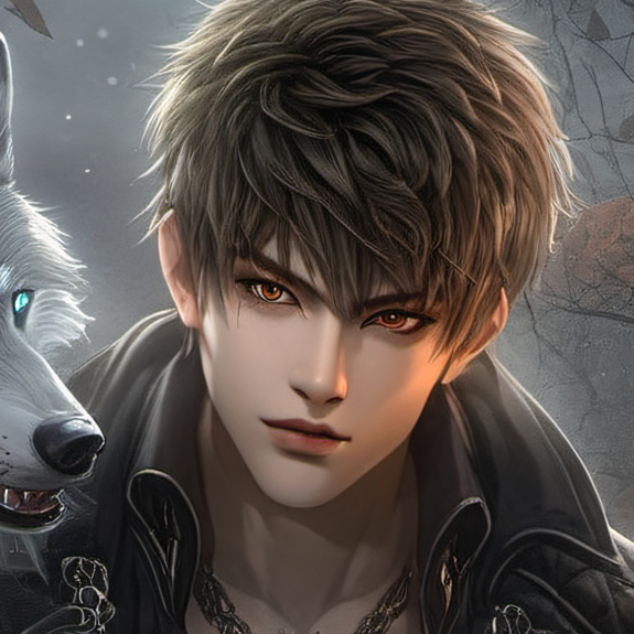 chat with ai character: 𖥋The wolf boy𖥋